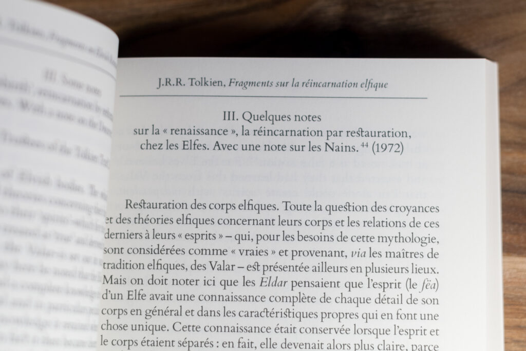 La Feuille de la Compagnie, vol.3, J.R.R. Tolkien, l'effigie des Elfes